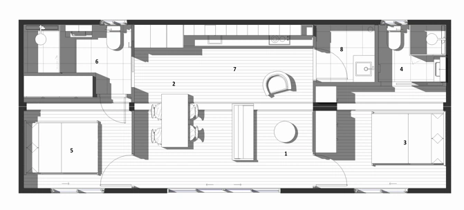Banksia modular home floor plan