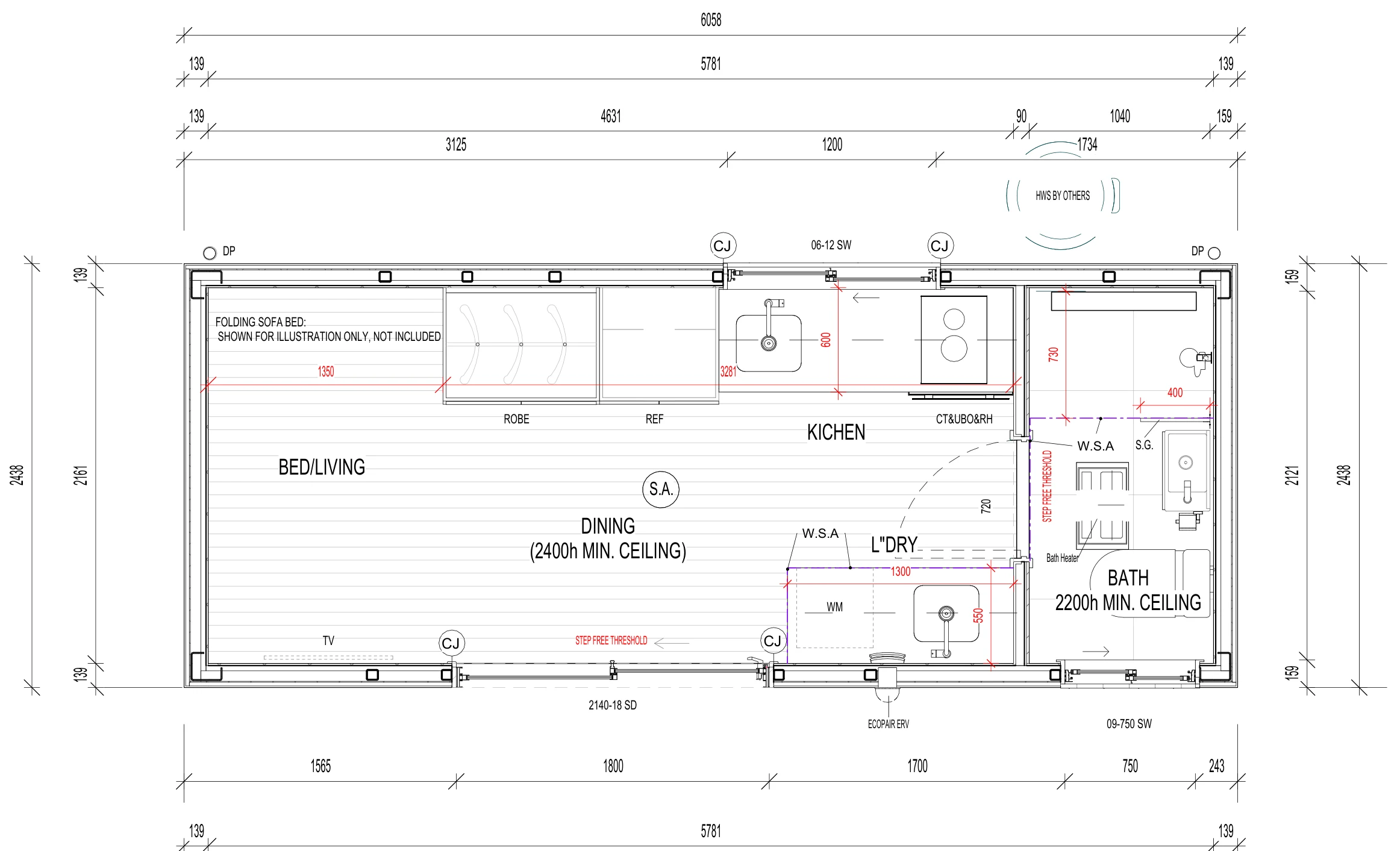 Origin modular home floor plan