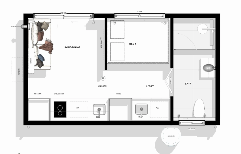 Vista modular home floor plan